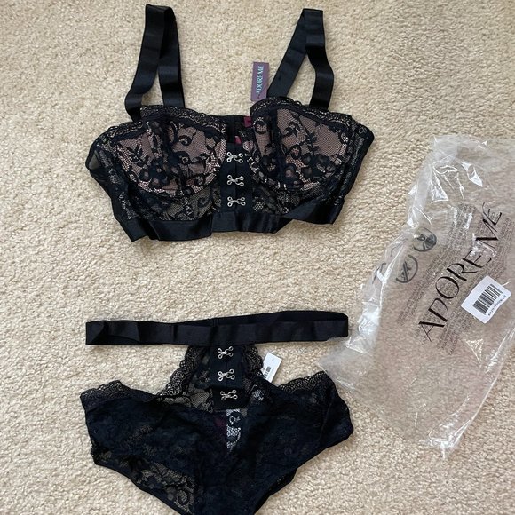 New with Tags Adore Me 36B Lingerie Set - Picture 1 of 7